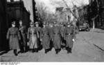 German SS men on the street of Kharkov, Ukraine, 6-12 Nov 1942