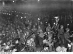 Nazi Party members parading on Wilhelmstraße, Berlin, Germany, 30 Jan 1933