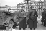 German Generals Blaskowitz and Weichs in Warsaw, Poland, Sep-Oct 1939, photo 1 of 5