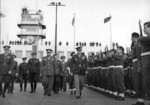 General Dwight Eisenhower at Prague Ruzyně Airport, Prague, Czechoslovakia, 12 Oct 1945