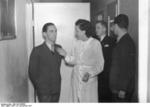 Goebbels and filmmaker Leni Riefenstahl, Germany, 25 Nov 1937