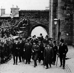 Crown Prince Hirohito visiting Edinburgh, Scotland, United Kingdom, 19 May 1921