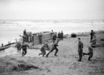 Louis Mountbatten observing a landing exercise, Dundonald Camp, Ayrshire, Scotland, United Kingdom, 1940s