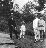 Japanese Princes Hirohito, Takahito, Nobuhito, and Yasuhito, Japan, Sep 1921