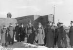 Rommel at a coastal battery at Raversijde, Belgium, 21 Dec 1943