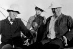 Franklin Roosevelt, Helen R. Roosevelt, and James Roosevelt at Campobello Island, New Brunswick, Canada, 1899