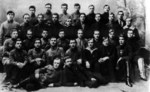 Aleksandr Vasilevsky (third from left in third row) with other officers in Tver, Russia, 1926