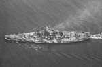 USS Alabama during her shakedown period, Casco Bay, Maine, United States, Dec 1942