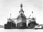 Augusta in Dewey Drydock, Olongapo Naval Station, Philippines, 29 Jan 1936