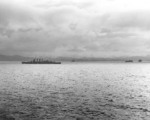 Canberra off Tulagi during landings, 7-8 Aug 1942