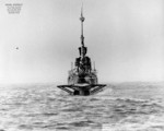 Stern view of USS Capitaine off Mare Island Navy Yard, Vallejo, California, United States, 17 Dec 1946