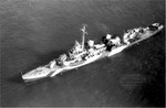 USS Cassin Young in Outer Harbor, San Pedro, California, United States, 13 Jan 1944, photo 2 of 2