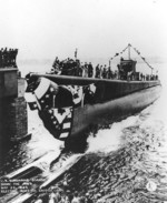 Launching of submarine Dorado, Groton, Connecticut, United States, 23 May 1943