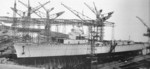 Émile Bertin under construction, Saint-Nazaire, France, circa 1932-1933