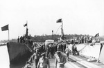 USS Flying Fish at New London, Connecticut, United States, date unknown