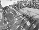 Submarine Gar under construction, Groton, Connecticut, United States, 1 Apr 1940, photo 1 of 2; topside bow view looking aft