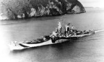 USS Guam off Trinidad during her shakedown cruise, 13 Nov 1944, photo 2 of 2