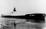 Ice-covered submarine Hammerhead during her trial period at Manitowoc, Wisconsin, United States, 22 Feb 1944