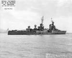 Indianapolis off Mare Island Navy Yard, CA, 10 Jul 1945, photo 1 of 4