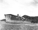 Junyo moored at Sasebo, Japan, 26 Sep 1945, photo 1 of 2