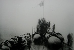 Kaiten submarines mounted on top of another submarine, late 1944 or early 1945