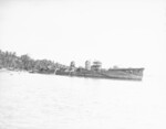 Kikuzuki after being salvage by the US Navy, Ghovana Bay, Florida Islands, 14 Oct 1943; photographed by US Navy 34th Construction Battalion