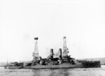 USS Mississippi, probably on the Hudson River off New York, New York, United States, 3 Oct 1911