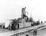 USS Manta at Pearl Harbor, US Territory of Hawaii, 10 Sep 1945, photo 2 of 2