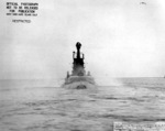 Stern view of USS Mingo, off Mare Island Naval Shipyard, California, United States, 3 Feb 1944