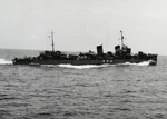 Mutsuki underway, circa late 1930s