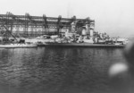 North Carolina fitting out at New York Navy Yard, Brooklyn, New York, United States, early 1941