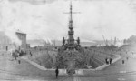 USS Oregon in drydock, Puget Sound Naval Shipyard, Bremerton, Washington, United States, 3 Mar 1913