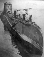 Polish submarine Orzel in port, Britain, 1940