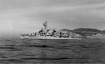 USS Preston passing Point Loma and into open water as she leaves San Diego, California, United States, 13 May 1963