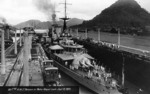 Renown in Pedro Miguel Lock, Panama Canal, 13 Sep 1920