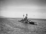 HMS Royal Sovereign at Scapa Flow, Scotland, United Kingdom, 1940s