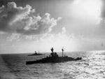 HMS Resolution and HMS Royal Sovereign in the Indian Ocean, 1942-1943