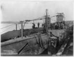 USS S-32 and USS S-35 at Groton, Connecticut, United States, 9 Jan 1923