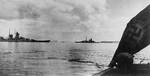 Gneisenau (left of photograph), Scharnhorst (background), and Admiral Hipper (right) at Trondheim, Norway, 1940