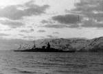 Scharnhorst in the Alta Fjord, northern Norway, 1943