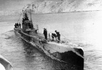 Soviet submarine ShCh-401, circa late 1930s or early 1940s