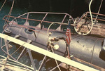 USS Sterlet in drydock, 1966