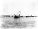 Submarine Wahoo in mid-channel just outside of Mare Island Navy Yard, Vallejo, California, United States, 14 Feb 1942