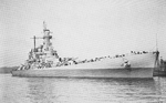 USS Washington off Puget Sound Navy Yard, Washington, United States, 26 Apr 1944