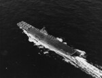 USS Wasp (Essex-class) underway off Trinidad, 22 Feb 1944, photo 1 of 2