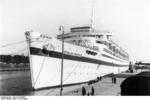 Wilhelm Gustloff, as a hospital ship, at Danzig, 23 Sep 1939