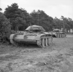 Cruiser Mk V Covenanter III tanks on Exercise Bumper in Britain, 30 Sep 1941