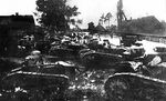 FT-17 light tanks of the Polish 2nd Tank Regiment preparing for Battle of Daugavpils of the Polish-Soviet War, Latvia, 1919-1920