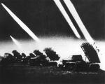 BM-31 Katyusha rocket launchers in combat, 1944-1945