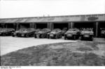 Newly-built SdKfz. 250 and SdKfz. 251 halftrack vehicles, near Berlin, Germany, 1942, photo 4 of 4